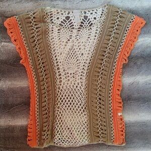 Chico’s Crochet Knit Top